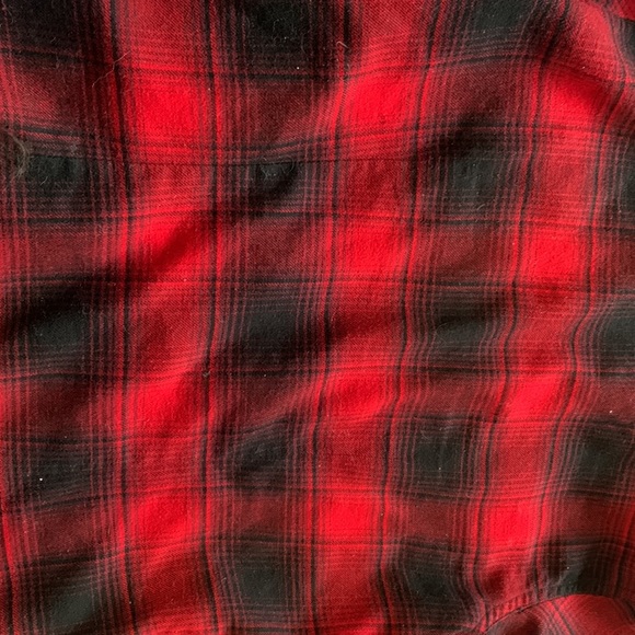 Plaid zip up long sleeve - Picture 3 of 3